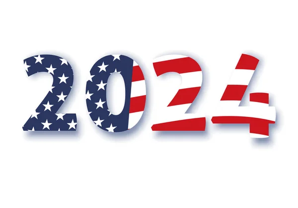 投票だ 全ての声が重要なんだ 米国大統領選挙のベクトルバナーテンプレート 選挙の日だ 2024年の大統領選挙でのアメリカの議論 選挙投票ポスター 投票2024 Usa Banner Design — ストックベクタ