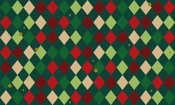 Patrón Sin Costura Para Las Vacaciones Rojo Verde Navidad Sin — Archivo Imágenes Vectoriales