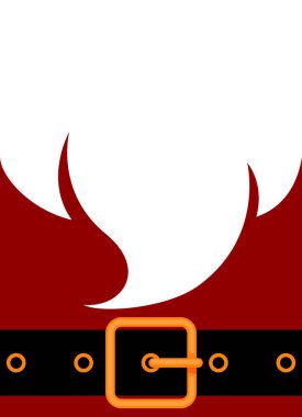 Noel Baba geçmişi. Mutlu Noeller ve mutlu yıllar. Noel Baba ceketinin arka planı. Noel Baba Sakalı Selamlar Kızıl Sırtlı