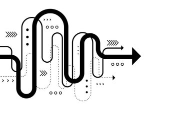 Soyut ok yönü. Teknoloji geçmişi. Teknoloji geçmişi. İş büyümesi konsepti. Yüksek hız. Yüksek teknoloji.