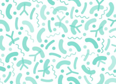 Probiyotikler Canlı Bakteri Geçmişi. Probiyotik kavramını gösteren soyut bir arka plan. Lactobacillus Probiotik Bakteri ile tasarım kavramı. Prebiyotik sağlıklı beslenme malzemesiyle tasarlanmış.