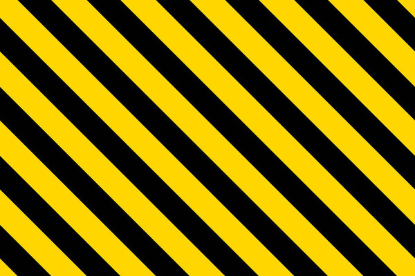 Предупреждаю, жёлтая линия чёрных диагоналей. Предупреждение о полосе безопасности Предупреждение об опасности