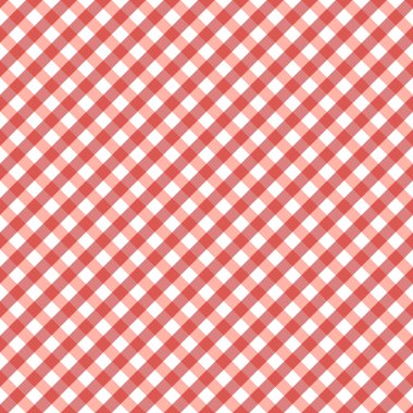 Tartan ekose desenli. Mutfak kırmızı kareli masa örtüsü arka planı. Noel tasarımı. Piknik dokusu