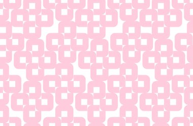 Kusursuz desenli hediye paketi kağıdı. Kusursuz desenli duvar kağıdı çizimi. Soyut, pürüzsüz pembe desen. Düzenli kumaş. Modern tasarım