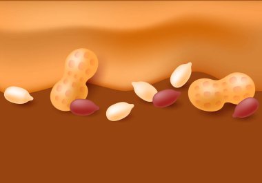 Fıstık ezmesi. Soyulmuş ve soyulmamış fındıklar. Fıstık Ezmesi Aşıkları Ayı. Fıstık Ezmesi arkaplanı