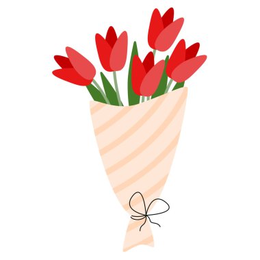 Bir demet çiçek. Moda çiçekleri. 8 Mart için yaz buketi, Anneler Günü, davetiye, tebrik kartı