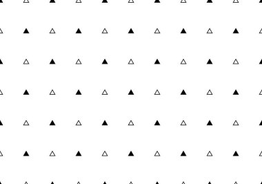 Üçgenli siyah beyaz desen. Küçük üçgenleri olan kusursuz siyah ve beyaz desenli. Üçgenli siyah ve beyaz geometrik kusursuz desen