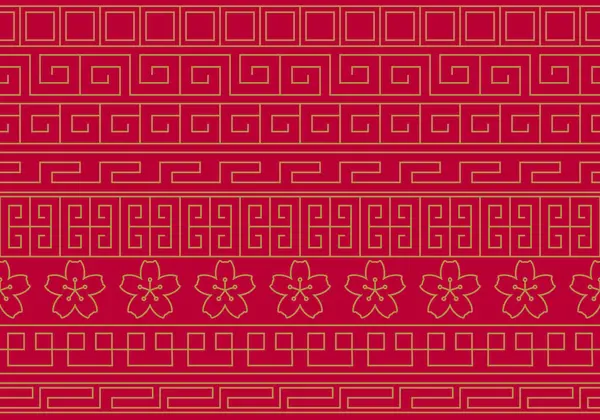 Çin tarzı sınırlar. Çin sınırları. Geleneksel Asya tasarımı. Doğulu süsler. Dekoratif çerçeve. Kare geometri desen çizgileri. Yaratıcı bölücüler. Doğu motifi. Japon izleme cihazı. Süslü vektör kümesi