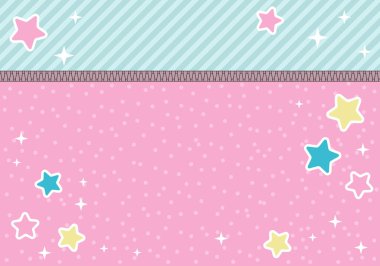 Soyut pembe arka plan vektör çizimi. Parlak pembe çizgili, soluk benizli, havalı bir parti için hazırlanmış. Şaşırtıcı. Fermuar ve şirin kilit