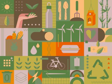 Evde sürdürülebilirlik. Sıfır atık alışverişi, Geri Dönüşüm, büyüyen yiyecek, yenilenebilir enerji, yeşil alanlar, iklim değişikliğiyle mücadele yolları, sıfır emisyon araçları, iklim değişikliğiyle mücadele yolları