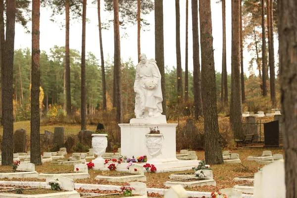 Daugavpils Lettonia Ottobre 2022 Monumento Cimitero Fraterno Daugavpils Dedicato Alle — Foto Stock