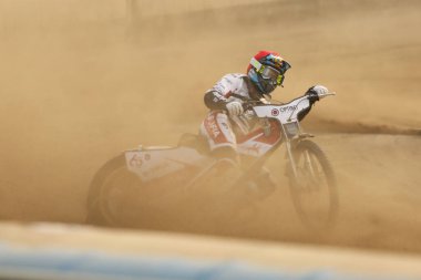 DAUGAVPILS, LATVIA - 10 Eylül 2023 Letonya Açık Yarış Pisti Şampiyonası. Irkın bölümleri