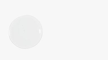 Açık arkaplanda şeffaf renk jeli. Sıvı. Çalış.