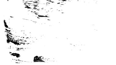 Arka planda beyaz bir arka planda siyah boya izleri var..