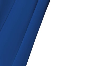 Beautiful blue background with fabric, blue satin fabric border