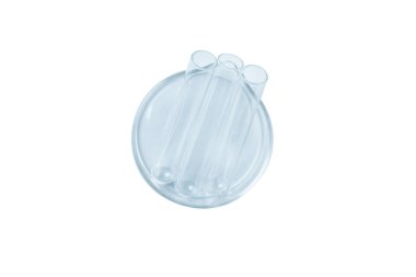 Boş mataraları olan boş bir matara. Yukarıdan görüntüle.