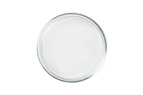Petri Dish Empty Transparent Isolated — Stock Photo, Image