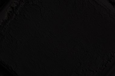 Sülfür tozu, toprak, gölgeler, doku. Derin karanlıktan soyut korkuya, koyu renk soyut doku arka plan, koyu beton zemin veya eski grunge arka plan.