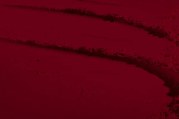 Polvere Rossore Ombretto Rosso Saturo Sfondo Rosso Scuro Vecchio Sfondo — Foto Stock