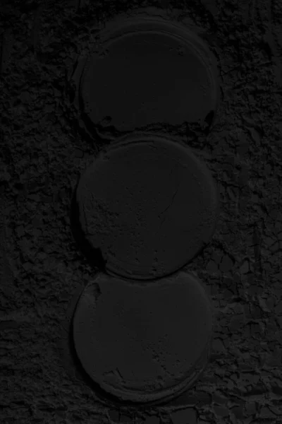 Siyah Doku Karanlık Arka Plan Kum Toz Kömür Dalgalar Çizgiler — Stok fotoğraf