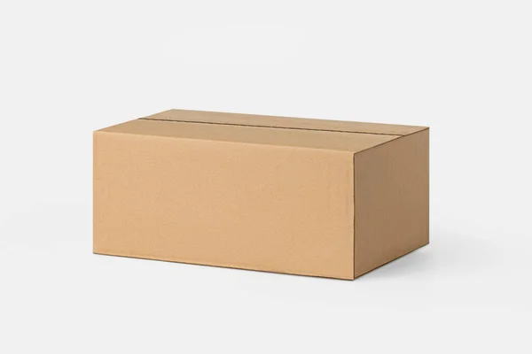 Kartondoboz Kézbesítésre Csomagok Fényes Háttérrel — Stock Fotó