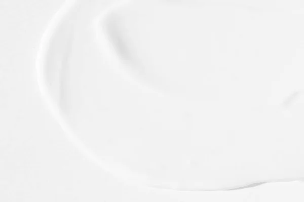 Large Smears White Cosmetic Cream Texture Cream Close — Stock Photo, Image