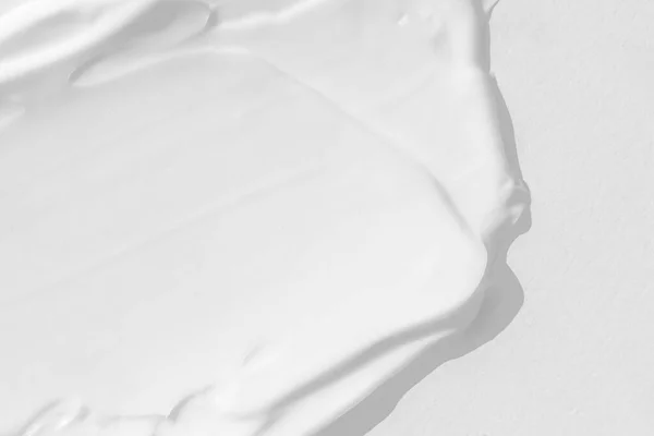 Большие Пятна Белого Косметического Крема Текстура Крема Крупным Планом — стоковое фото