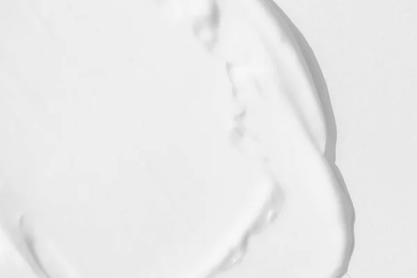 一大杯白色化妆品乳膏 奶油特写的质感 — 图库照片