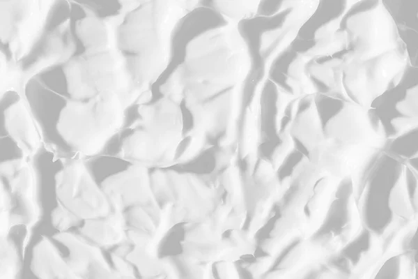 Krim Kosmetik Putih Kental Diterapkan Permukaan Tekstur Dari Close Krim — Stok Foto