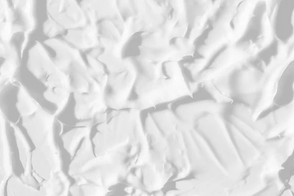 Povrch Naneste Hustou Bílou Kosmetickou Smetanu Textura Krému Zblízka — Stock fotografie