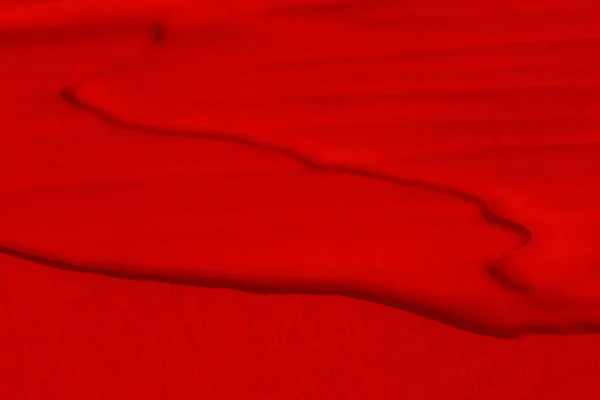 Bella Texture Ricco Colore Rosso Brillante Colore Scarlatto Texture Rossetto — Foto Stock