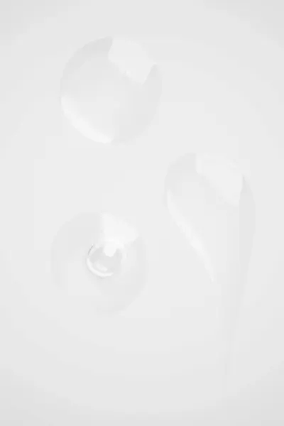 Transparante Gel Vorm Van Grote Druppels Met Belletjes Een Lichte — Stockfoto