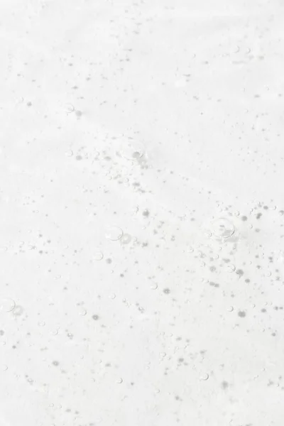 Textura Soro Gel Creme Transparente Com Bolhas Fundo Gel Cosmético — Fotografia de Stock