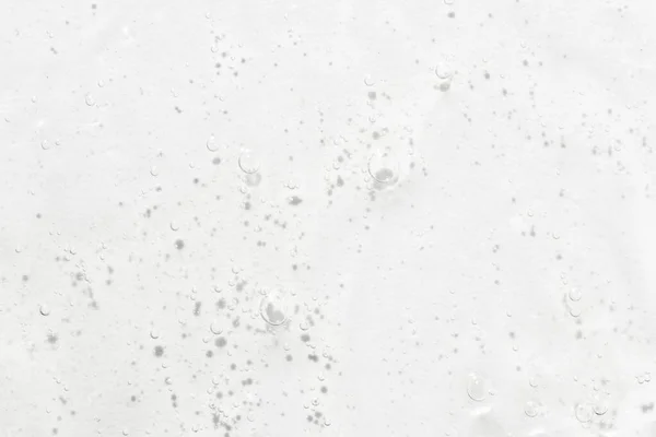 Textura Soro Gel Creme Transparente Com Bolhas Fundo Gel Cosmético — Fotografia de Stock