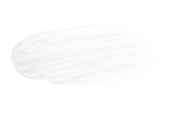 stock image swab of transparent gel on a white background