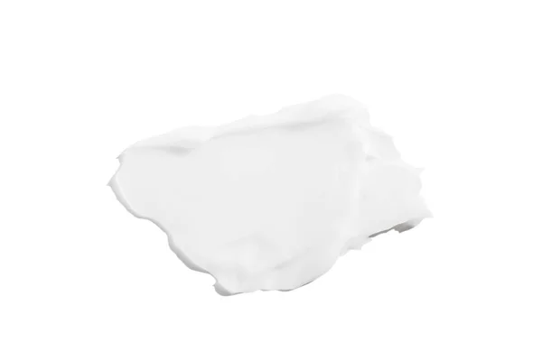 Λάσπη Λευκής Κρέμας Λευκό Φόντο7 — Φωτογραφία Αρχείου