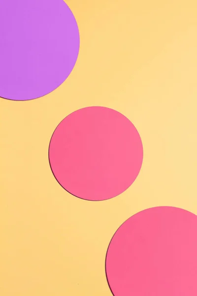 분홍색 보라색 이있는 노란색 — 스톡 사진