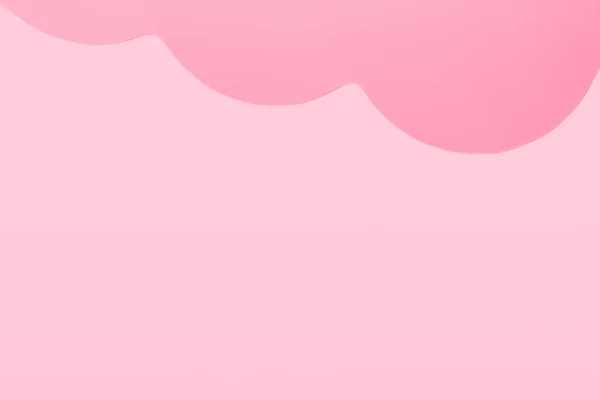 Papier Rosa Hintergrund Mit Geformten Elementen — Stockfoto