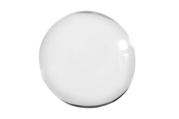 Çember Top Balon Beyaz Arkaplanda Şeffaf — Stok fotoğraf