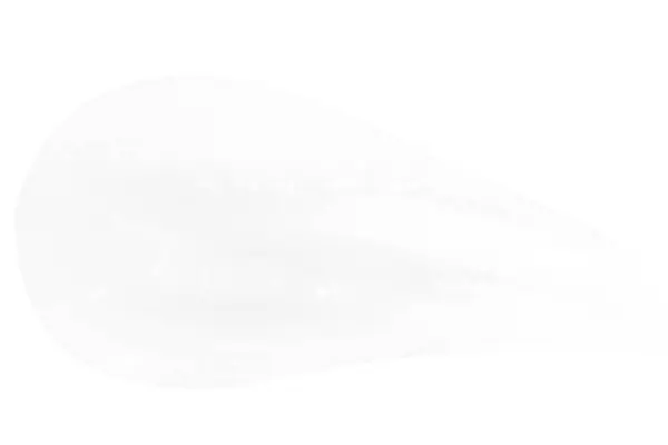 Μια Κηλίδα Λιπαρής Κρέμας Τήξης Λευκό Φόντο — Φωτογραφία Αρχείου