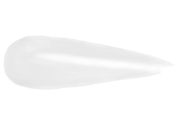 Yağlı Bir Leke Beyaz Arkaplanda Krema — Stok fotoğraf