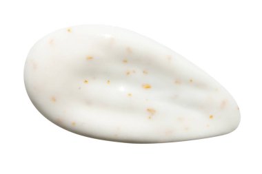 Boş bir zemin üzerinde 24 karat altın olan krem kokusu. izole