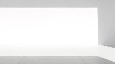 Güzel gölgeleri ve röfleleri olan bir duvar. boş arkaplan Boşluğu kopyala.