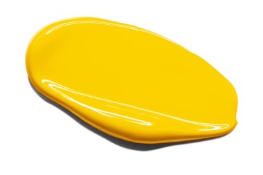 Parlak sarı boya lekesi. Leke sarı..