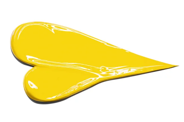 Parlak sarı boya lekesi. Leke sarı..