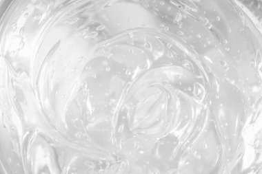 şeffaf kozmetik veya tıbbi jel yakın çekim