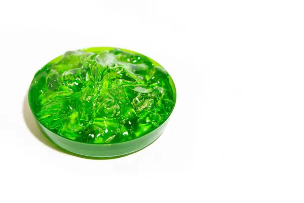 Groene Transparante Cosmetische Medische Gel Dop — Stockfoto