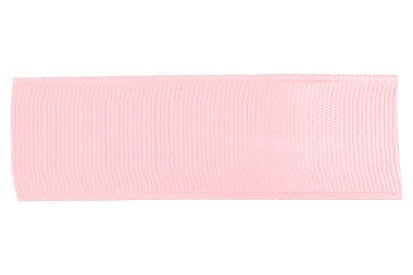 Boş bir arkaplanda pembe kurdele.