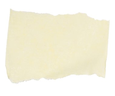 Boş bir arkaplanda sarı bir bant parçası.