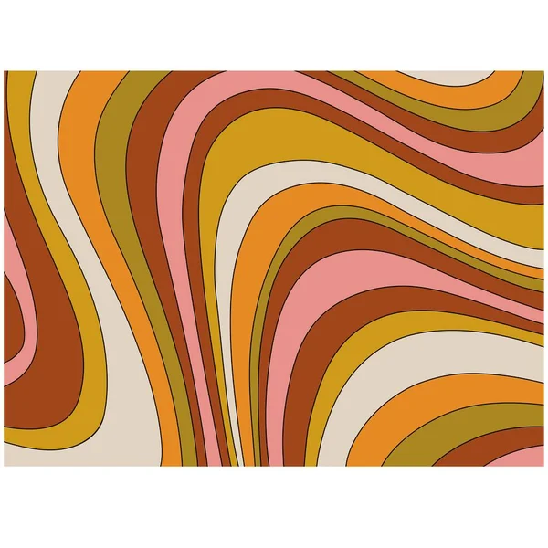 Abstract Swirl Background Vector Pattern Pink Orange Green Ilustración de stock